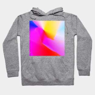 red yellow blue pink abstract texture Hoodie